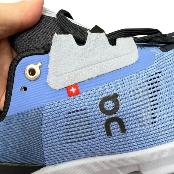 On Cloudstratus Marina/Magnet women's running shoes sneakers size 9 - Picture 8 of 10